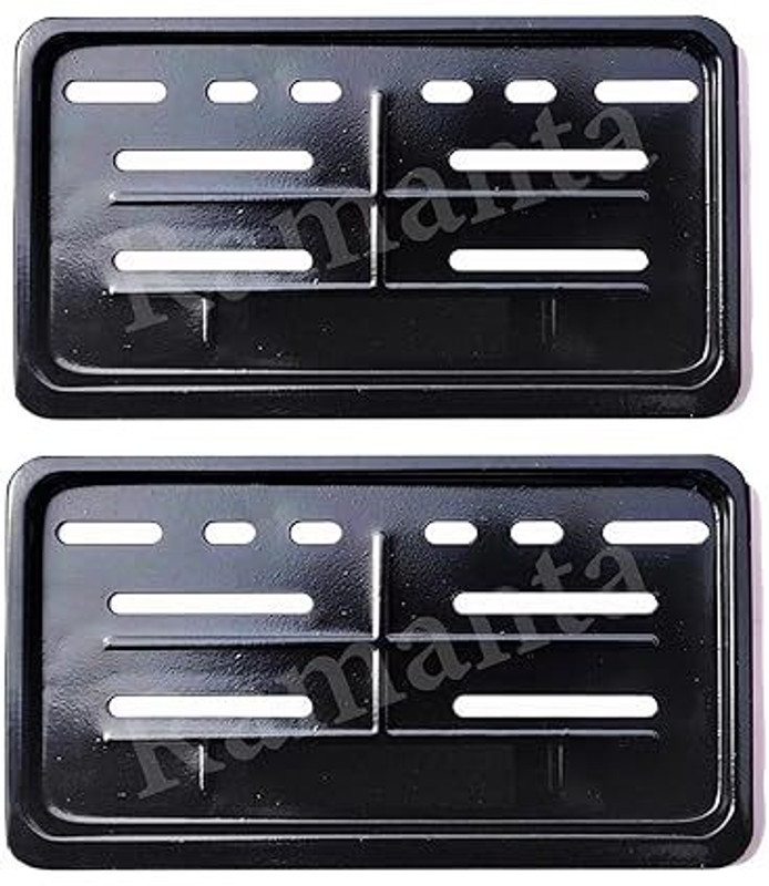 Ramanta Activa Number Plate Frame Metal High Security Number Plate Frame Compatible with Bike Number Plate(Iron 12.5 cm x 0.5 cm)