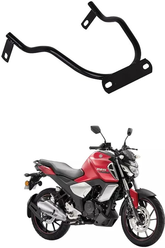 Huims Good Quality Adjustble Metal Front Number Plate Holder for FZ ,Rider . Bike Number Plate(Iron 10 cm x 5 cm)