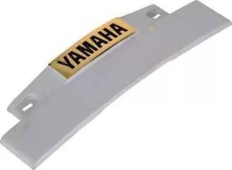 MJAuto RX 100/135 Front Number Plate Bike Number Plate Bike Number Plate(Plastic 17 cm x 7 cm)