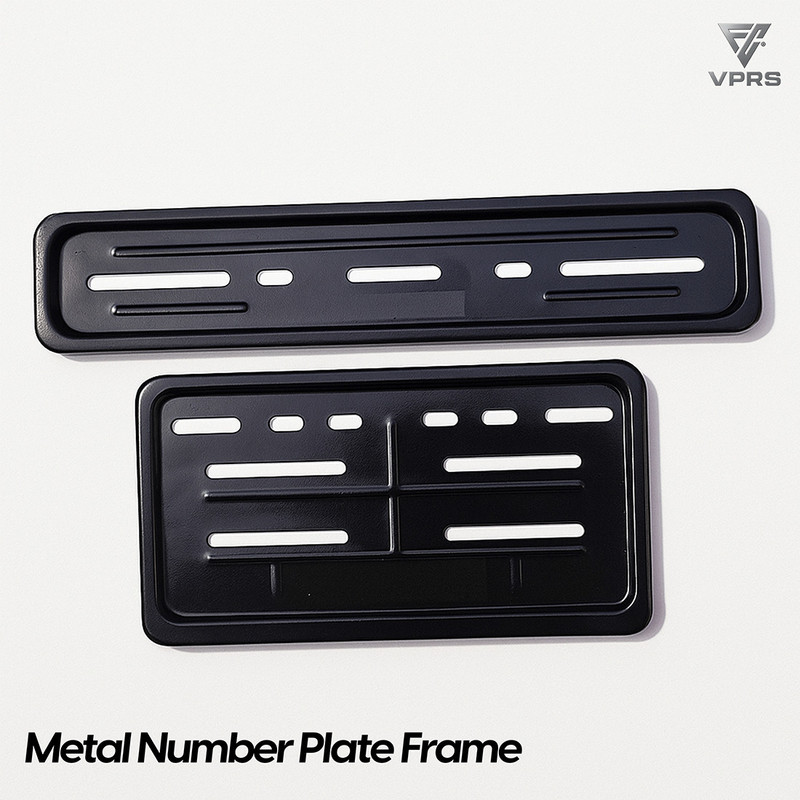 VPRS Bike Number Plate metal frame (Standard Size for All Bikes) Bike, Car Number Plate(Iron 30 cm x 11 cm)