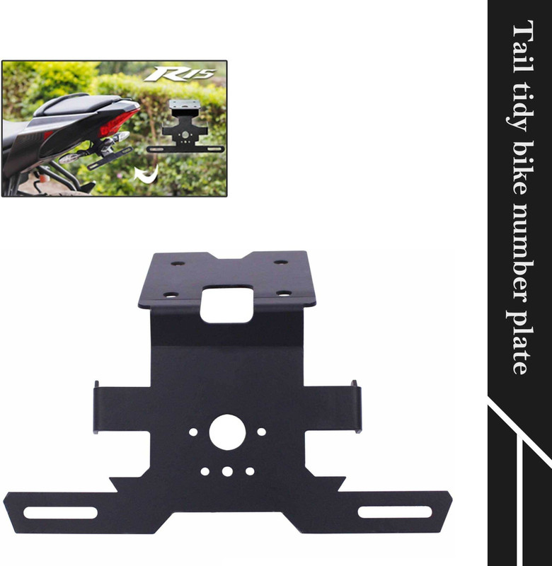 Huims Racing modify Tail Tidy for r15 v3 bike Bike Number Plate(Iron 10 cm x 3 cm)