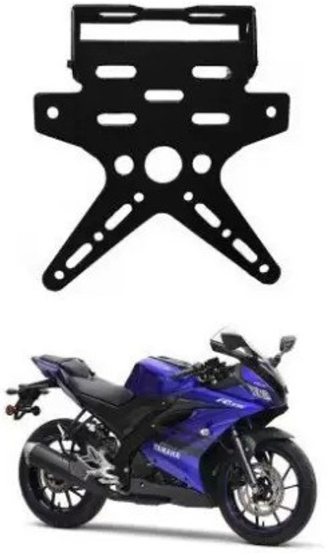 Jetnix R15 V3 X type Tail tidy Bike Number Plate (Iron 2 cm x 10 cm) Bike Number Plate(Aluminium 2 cm x 10 cm)