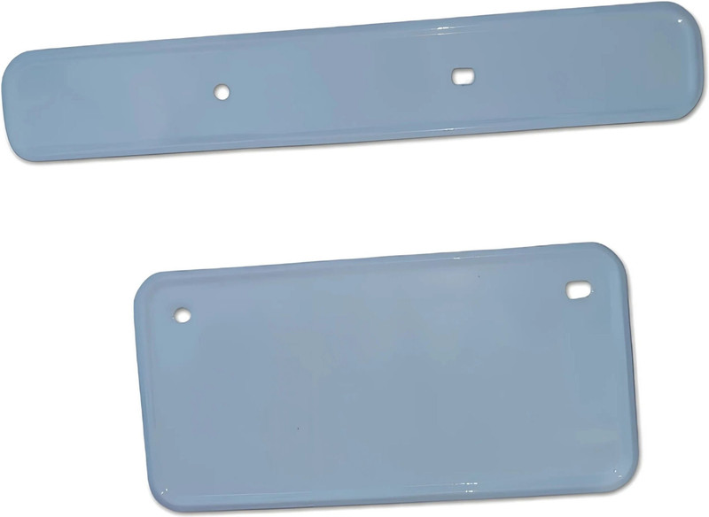 VPRS NUMBER Plate Premium Quality Hard Metal Plate and Universal Bike& Scooty Bike Number Plate(Iron 30 cm x 11 cm)