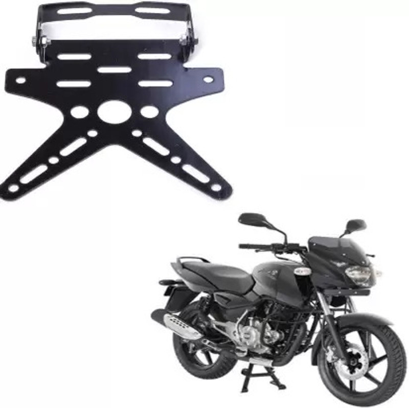 Skcraftosm Tail Tidy Number Plate Holder License Plate Holder For Bajaj Pulsar 150 DTS-i Bike Number Plate(Iron 5 cm x 6 cm)