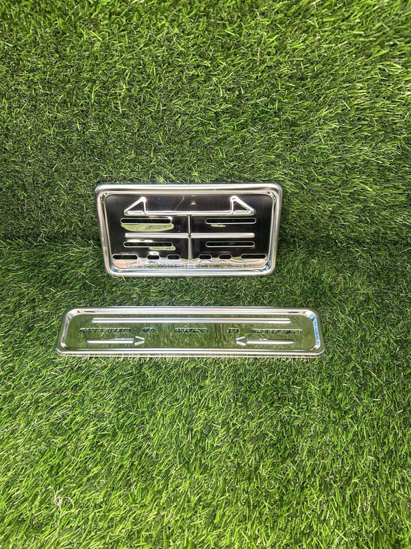 B.K Accessories NUMBER PLATE FRAME METAL CHROME UNIVERSAL FOR BIKE SCOOTY, SCOOTER Bike Number Plate(Iron 10 cm x 5 cm)