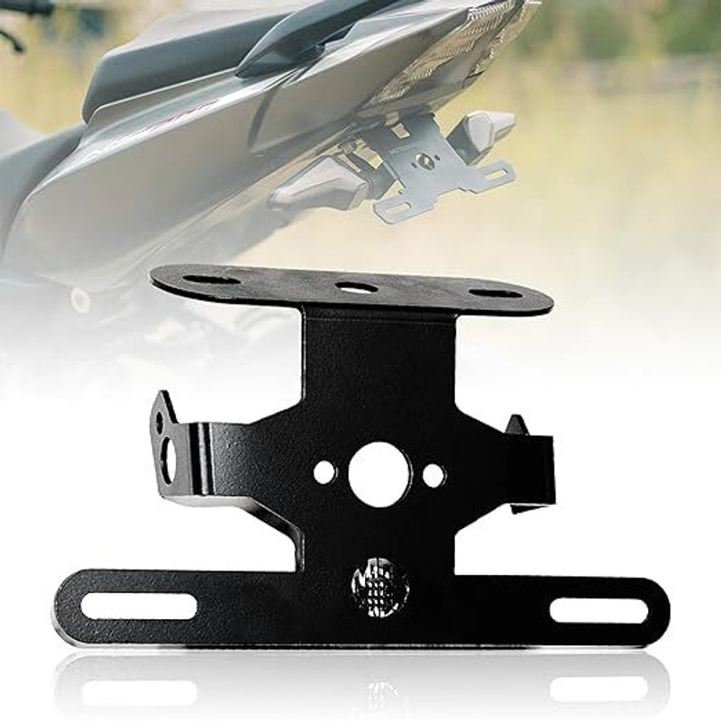 ANYRIDE Premium Quality Tail Tidy Pulsar RS200/NS200 Bike (Aluminium 11.5 cm x 9.5 cm) Bike Number Plate(Aluminium 4 cm x 2 cm)