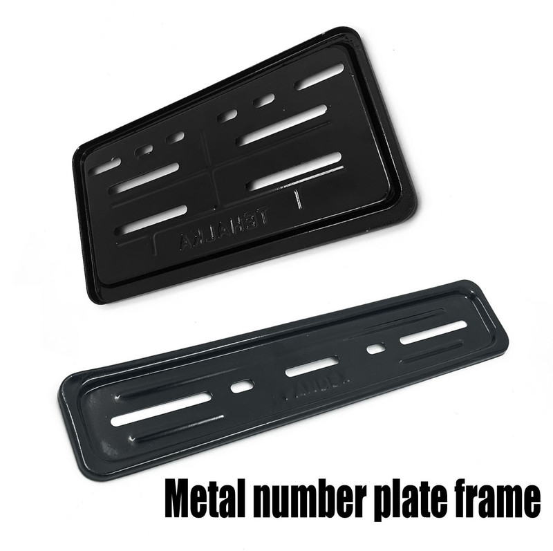 SRPHERE Bike Number Plate metal frame Set of Two (Front and Back) for TVS Apache RTR 160 Bike Number Plate(Steel 15 cm x 5 cm)