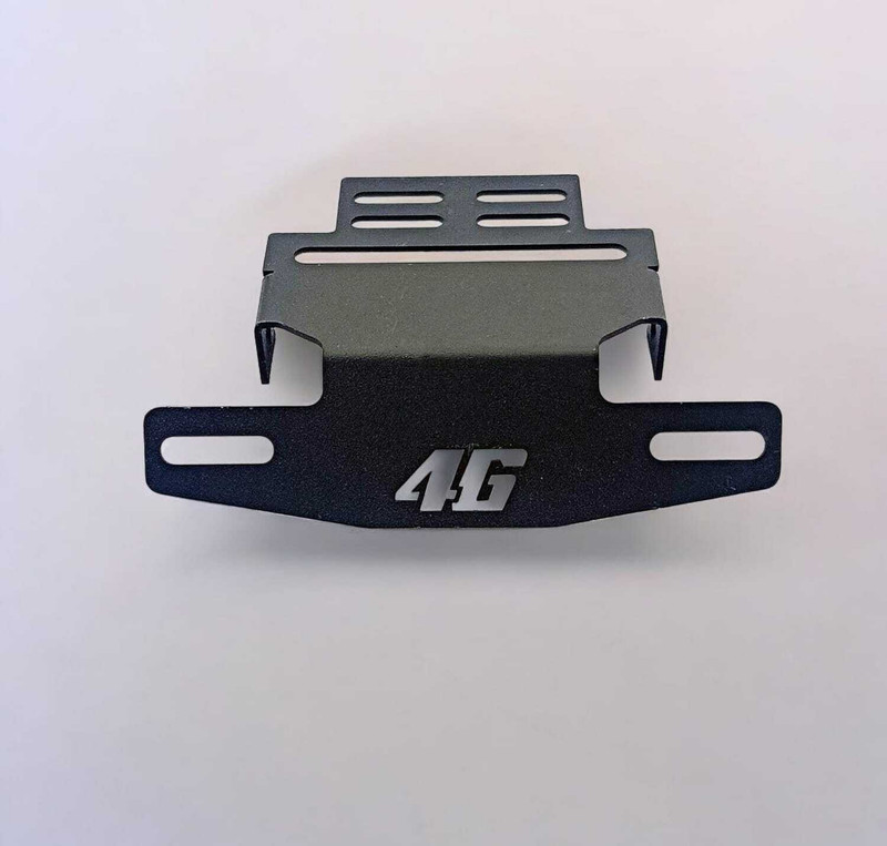 Jetnix 46 Tail Tidy Number Plate Holder universal for All Bikes SJK-0018 Bike Number Plate(Cast Iron 8 cm x 4 cm)