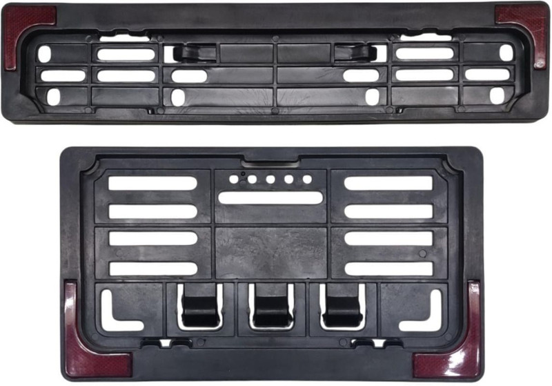 Rhtdm Hero HF Deluxe Bike Number Plate | IND Number Plate Frame Bike Number Plate(Plastic 30 cm x 6.5 cm)
