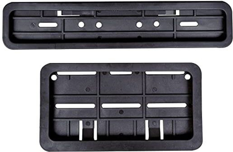 Sunriders IND Number Plate Frame Cover (Standard Size for All Bikes & Cars) Bike Number Plate(Plastic 3.5 cm x 28 cm)