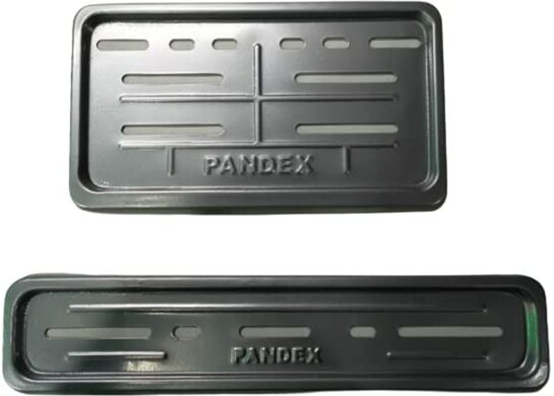 TRP Traders HEAVY DUTY METAL NUMBER PLATE FRAME FOR UNIVERSAL ALL BIKE Bike Number Plate(Iron 30 cm x 11 cm)