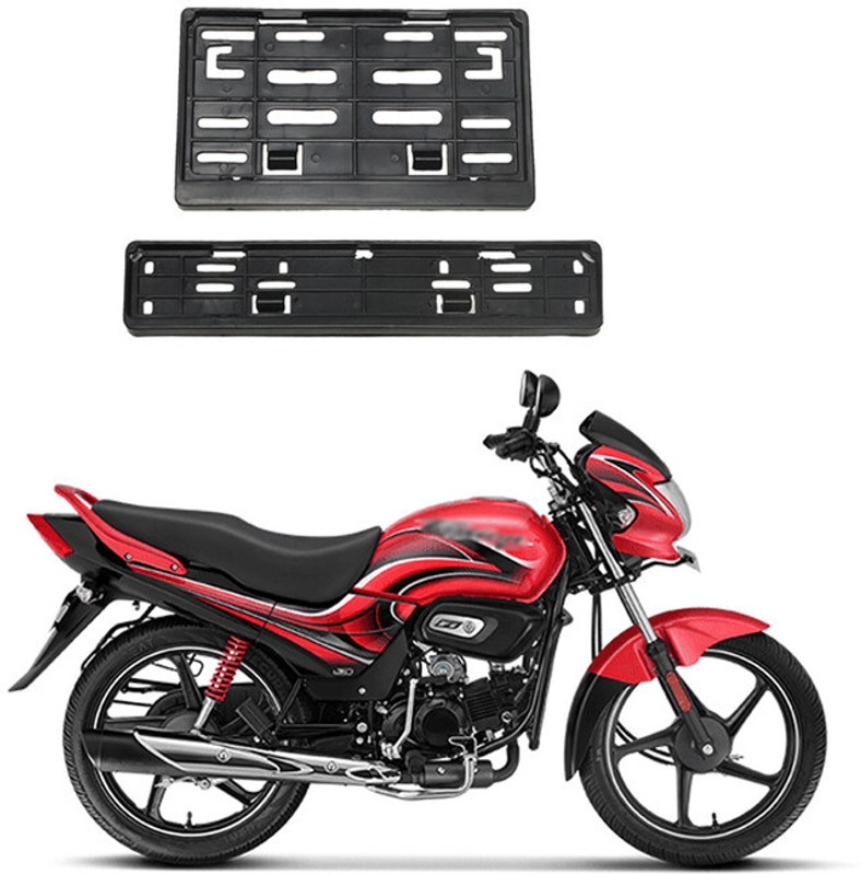 Shopone Passion Pro Drum Bike Number Plate(Plastic 20 cm x 4 cm)
