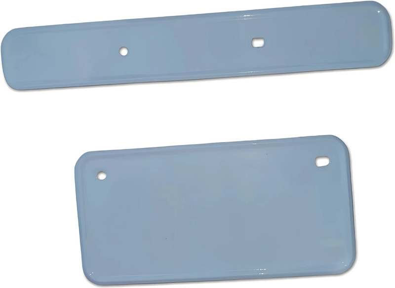 BIKEBUDDY NUMBER Plate Premium Quality Hard Metal Plate and Universal Bike& Scooty Bike Number Plate(Iron 30 cm x 12 cm)
