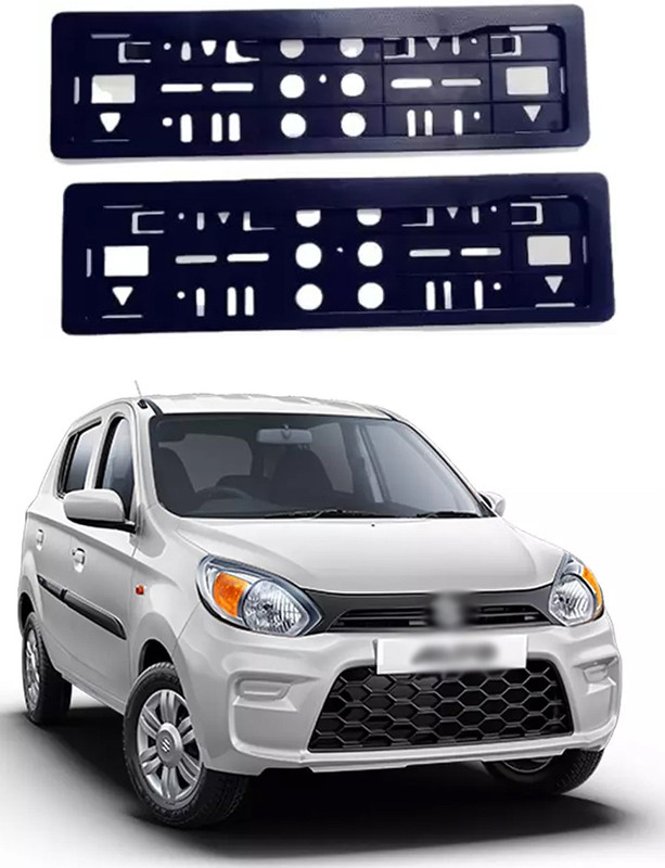 Acto CAR NUMBER PLATE FRAME FULL OPEN MARUTI ALTO K-10 OLD Car Number Plate(Plastic 15 cm x 5 cm)