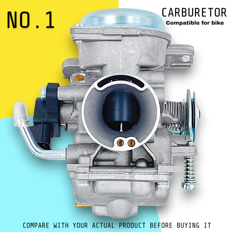 SRMK Carburetor Assembly Compatible for Gladiator / YBR 125 / SS 125 Inline Oil Filter