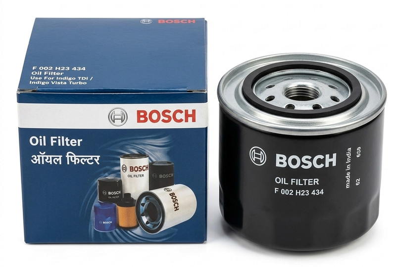 BOSCH F 002 H23 434 SPIN-ON Oil Filter for Tata Indigo TDI / Indigo Vista Turbo (1 N) F002H23434 Spin-on Oil Filter