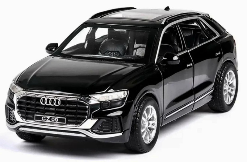 Veryke 1:32 Audi Q8 Metal die cast Car Toy Light & Sound,Open Doors,Light ,Sound car(Multicolor)