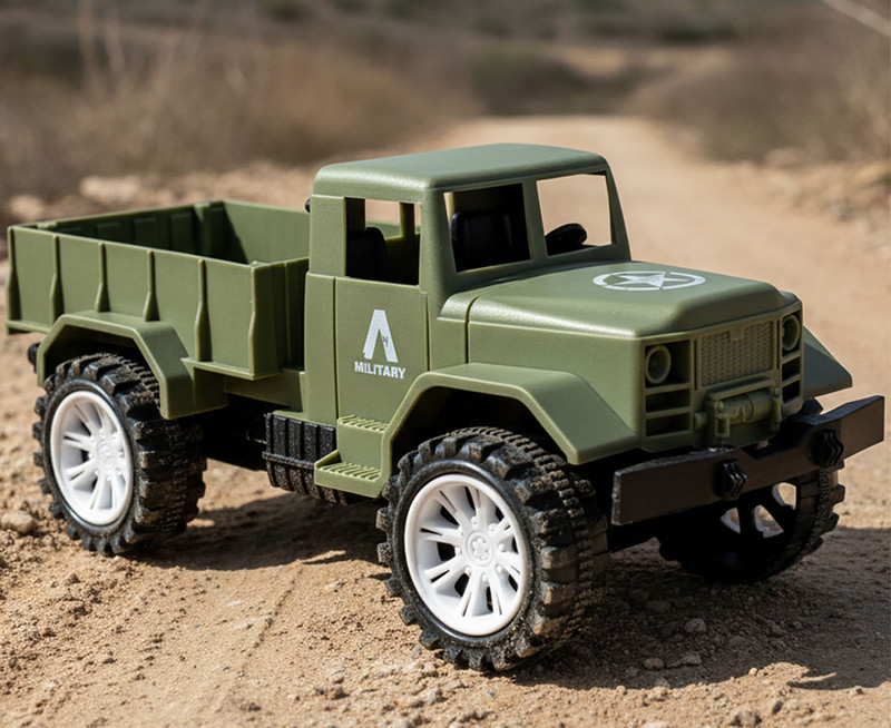 Toyify Military Army Truck Toy for Kids | Heavy Duty Off-Road Toy Vehicle | Push & Go(Multicolor, Pack of: 1)