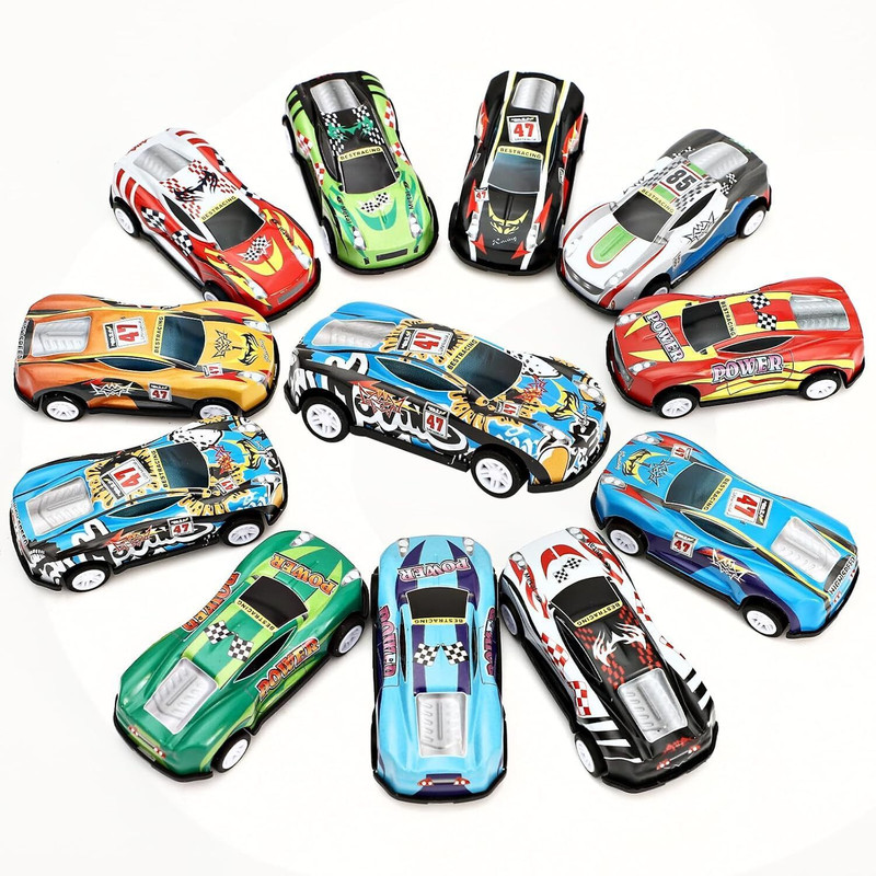 ENGINEDIGITAL Fun Unbreakable Die cast Racing Mini Car Models Set for Boys Girls Kids(Multicolor)