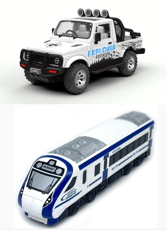 viaan world New Trending Combo Pack of Gpsy & Vande Bharat Train Toy for kids(Multicolor, Pack of: 2)
