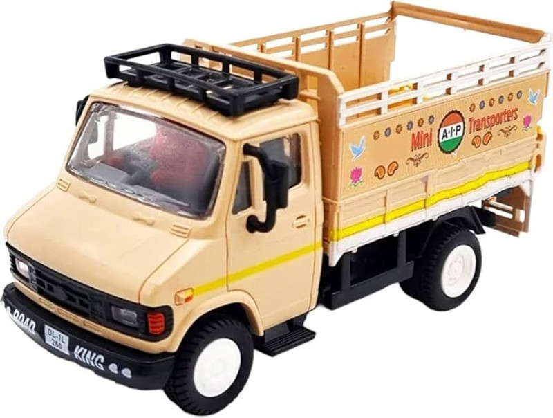 Buyberry 407 Mini Transporter Pull Back Toy Truck for Kids Multicolor (Pack of 1)(Multicolor, Pack of: 1)