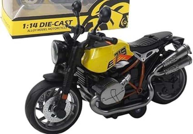 Tinywonders Pull Back Motorcycle Toys, Tiny Gift Toy for Kids Boys Age 3-8 Year Old022(Multicolor, Pack of: 1)