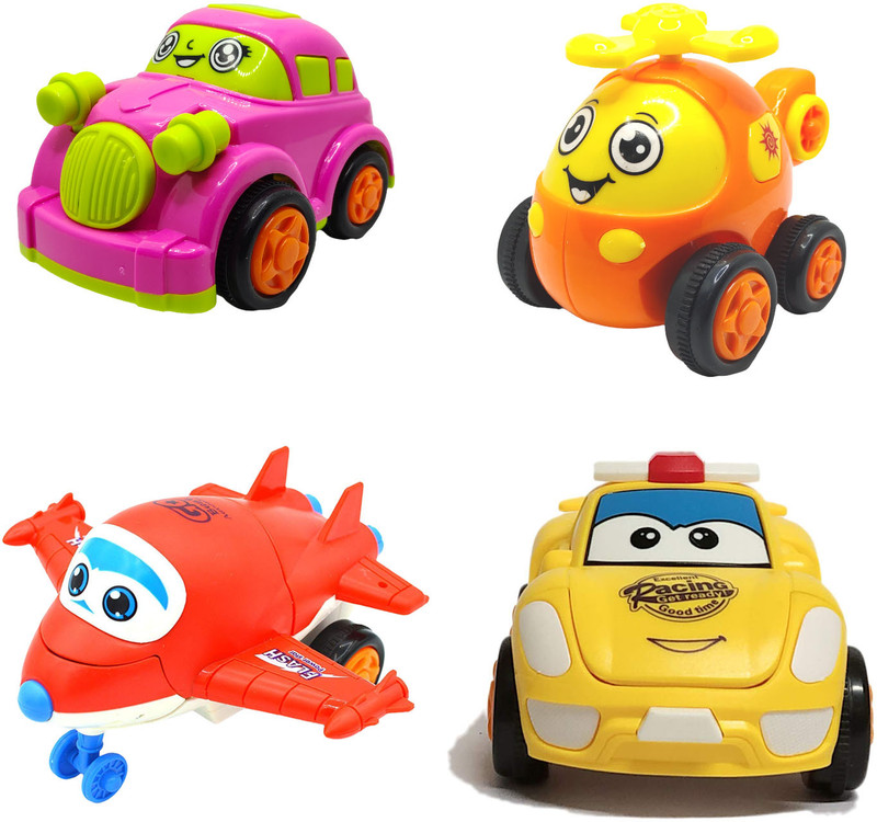 vworld Friction Powered Toy Set of Plane, Helicopter & Monster Car for Kids – Pack of 3(Multicolor, Pack of: 1)