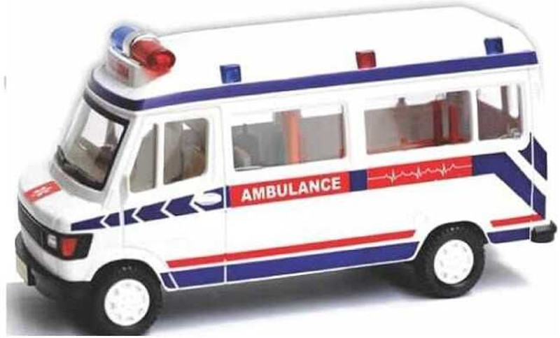 Pravi AMBULANCE(WHITE BLUE RED, Pack of: 1)