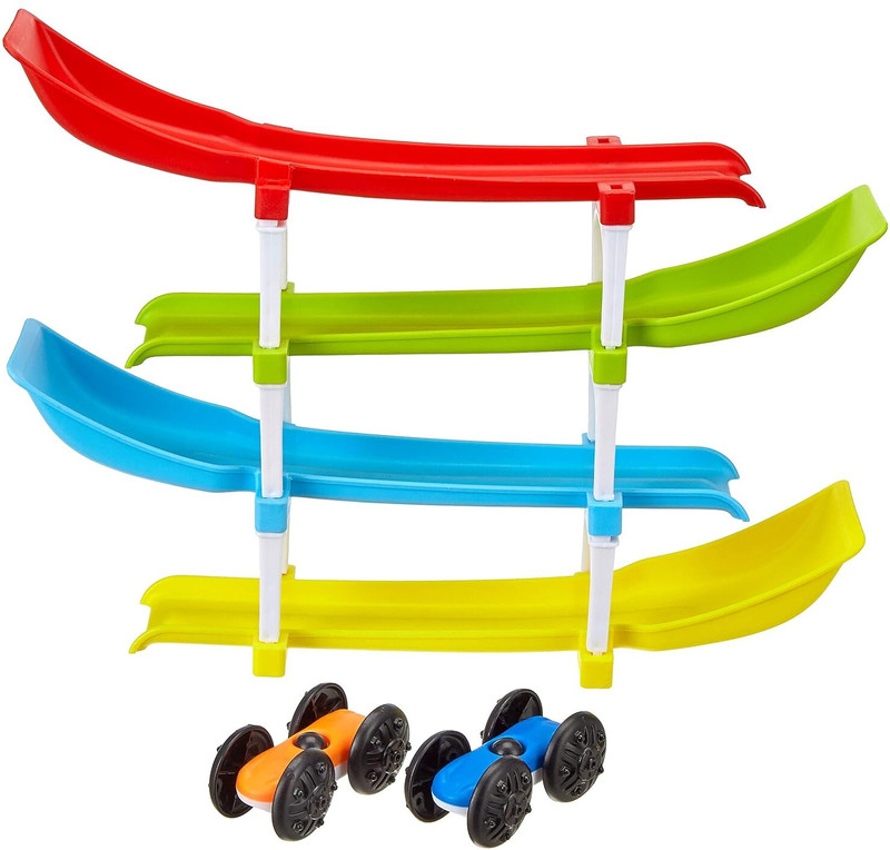 Aganta 4 Level Ramp Race Gift for Kids Perfect Birthday Gift for Thrilling Racing Fun(Multicolor)