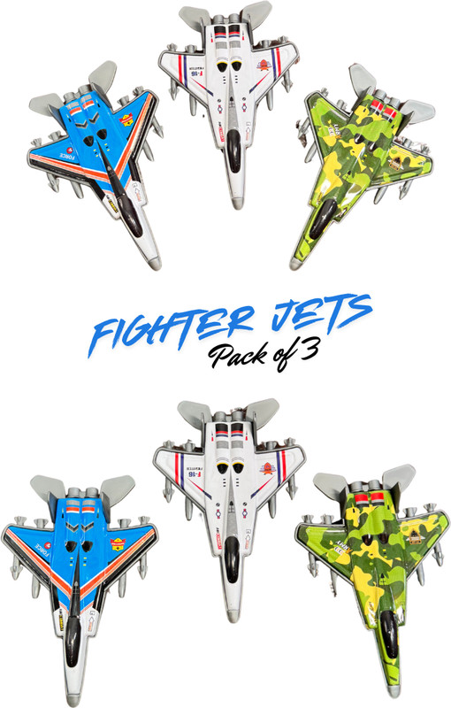 SAI SAMRUDH ENTERPRISES Fighter Jets Colection 2(Multicolor, Pack of: 3)