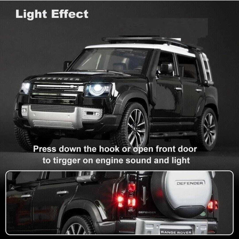 swe Range Rover Defender 1:32 Scale Model Car Alloy Light & Music(Multicolor, Pack of: 1)