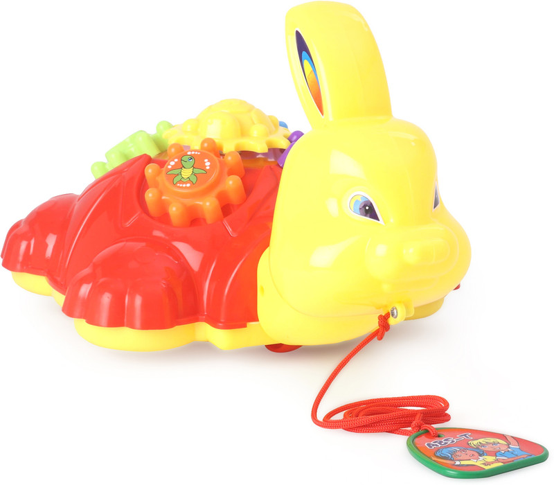 zokato Pull Along Gear o Rabbit - Yellow(Multicolor, Pack of: 1)