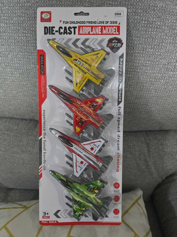 Aastha Alloy Metal Die cast Airplane Set Transport Aircrafts for Kids(Multicolor, Pack of: 4)
