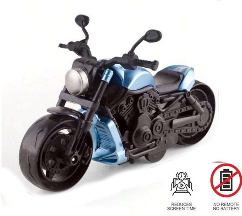 FORSIKHA Mini Sports Bike Motorcycle Action Non-battery Operated Racing MotorBike Toy(Multicolor, Pack of: 1)