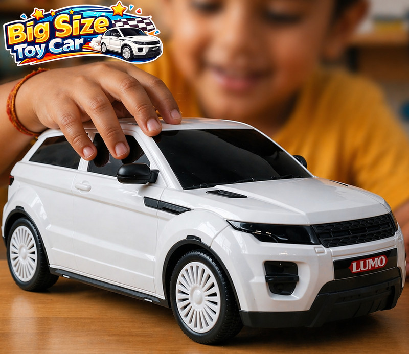 Toyify Premium Big Size Toy SUV – Realistic Design for Kids | Strong Plastic Build(Grey, Pack of: 1)