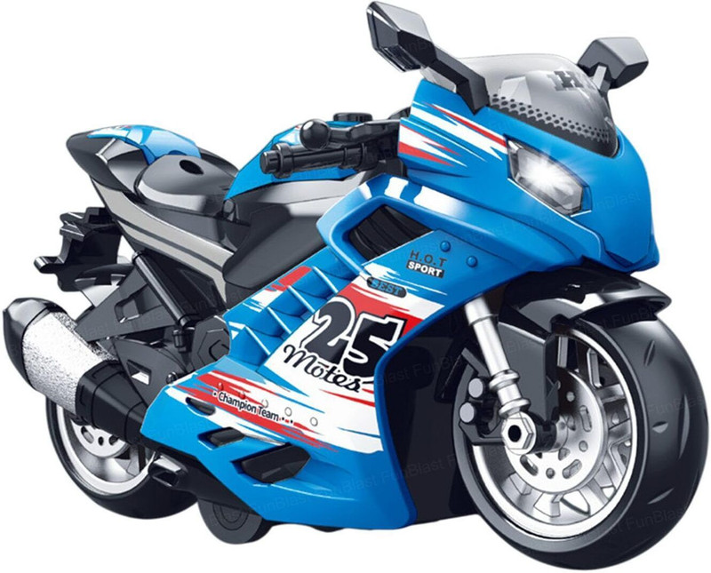 FunBlast LMI-7738(8)-Bike Toy-Blue(Multicolor, Pack of: 1)
