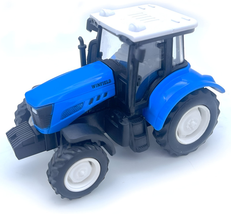 SARASI Winfield Tractor Toy, Friction Powered, No Sharp Edges, Vibrant Body Graphics(Blue, Pack of: 1)