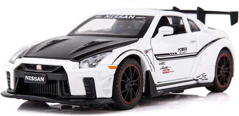 Akvanar 1:32 Nissan-GTR-R35 Zinc Alloy Pull Back Toy Car Die Cast Light & Sound pc 1(Multicolor, Pack of: 1)