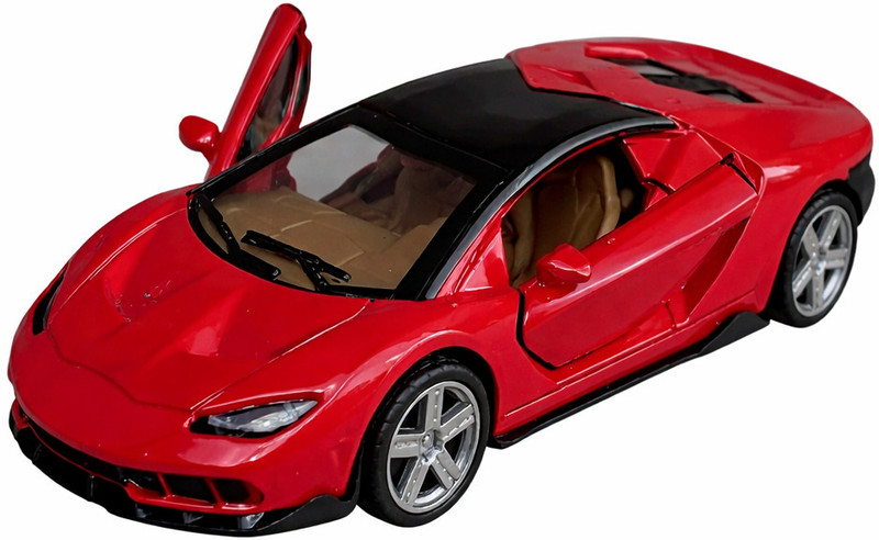 Shiven Mart Lamborghini Red Metal Pull Back Toy Car Die Cast Sports Car(Red, Pack of: 1)