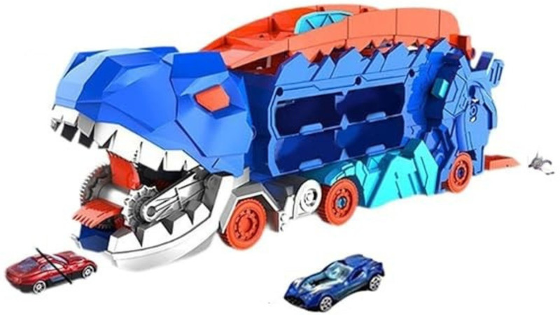 Crazinos T-Rex Dinosaur Car Carrier Truck(Multicolor, Pack of: 1)