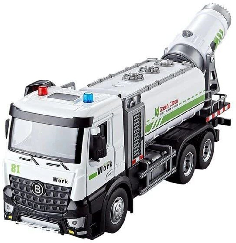 SHARNGA Spray Sprinkler Light Pull Back Collection Diecast Vehicles Water Cannon Truck(Multicolor, Pack of: 1)
