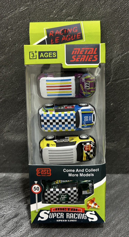 kids kingdom Race car 4pcs(Multicolor)