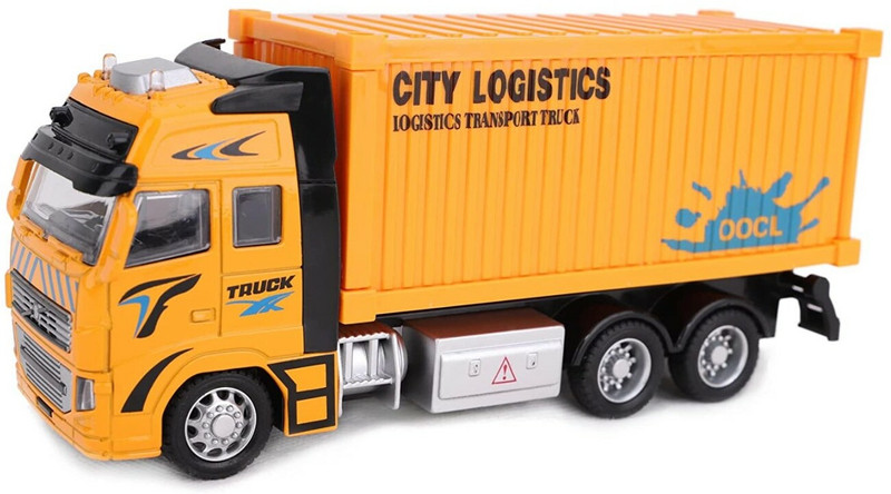 DIKUJI ENTERPRISE Alloy Die cast Metal Pull Back and Go Construction Truck Vehicle Toy(Multicolor, Pack of: 1)