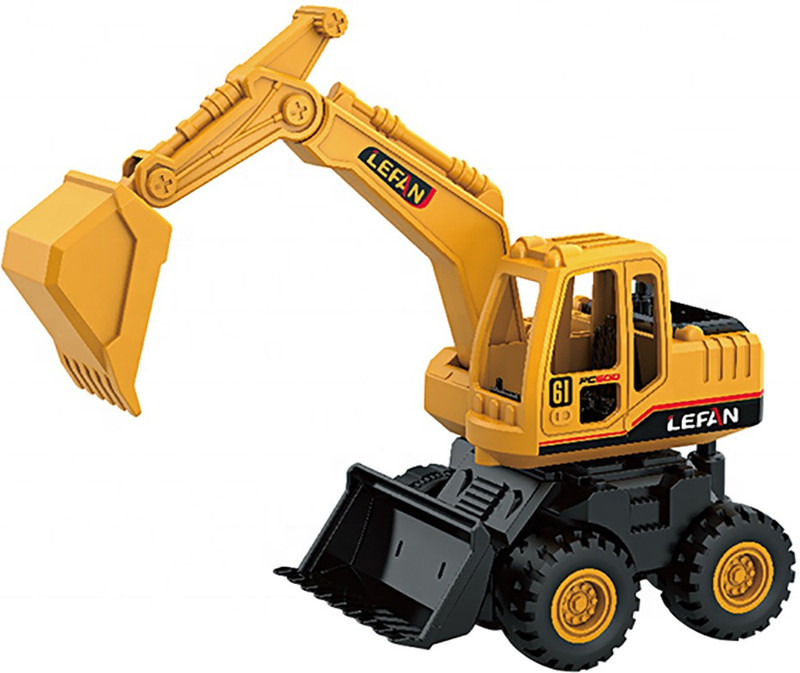 DEUSON ECOM Unbreakable JCB Excavator Bulldozer Construction Vehicle Toy For 2 Year Boy Girl(Multicolor, Pack of: 1)