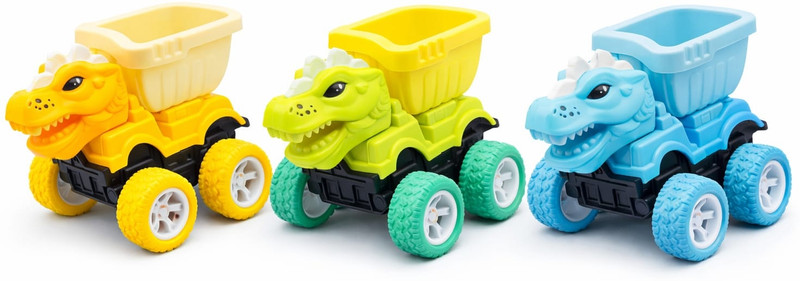 Kravion Dinosaur Dump Truck Toy for Kids | Friction Powered Construction Vehicle(Multicolor, Pack of: 1)