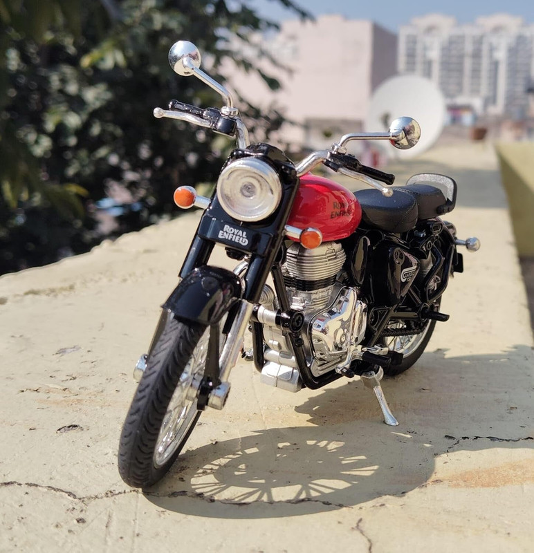 AR KIDS TOYS Royal 350 Motorcycle Toy, Pull Back Action, Freewheels Collectable Made in India(Multicolor, Pack of: 1)