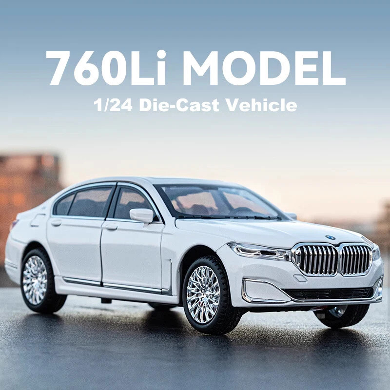 Just craft 1:24 BWM 7 Series 760Li Model Car Toy Metal Diecast Alloy(Black, White, Silver, Pack of: 1)
