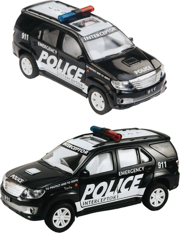 viaan world New Launch PullBack Interceptor Police Car Toy(Multicolor, Pack of: 1)