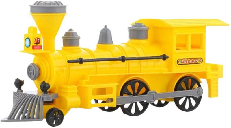 Firstchoice Steam Engine Train Toys for Kids Engine Toy for Kids Train Toy Vehicle Playset(Yellow, Pack of: 1)