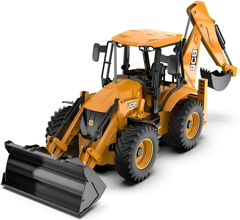 FIVE NINE TOYS JCB 3CX Backhoe Loader Toy Construction Vehicle for Kids(Yellow, Pack of: 1)